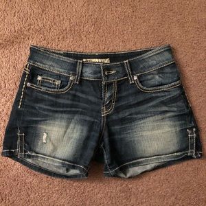 BKE denim shorts